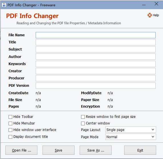 Adept PDF Info Changer下载,PDF管理,PDF工具,PDF修改